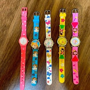 Little girls watches. Selling as set!!